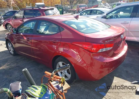 2013 Hyundai Elantra Gls from USA, damaged, VIN 5NPDH4AE8DH185208